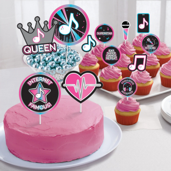 Picture of INTERNET FAMOUS ''INSPIRED BY TIK TOK'' - CAKE TOPPER KIT