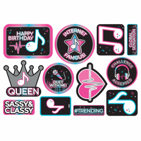 PartyMart. FAMOUS ''INSPIRED BY TIK TOK'' CUTOUTS