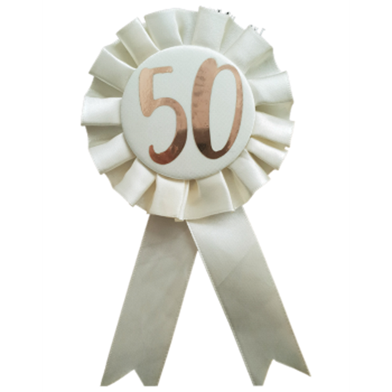 Image sur 50th ROSETTE BADGE