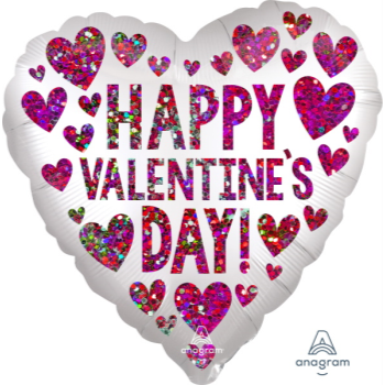 Image de 18'' FOIL - HAPPY VALENTINE DAY SEQUINS