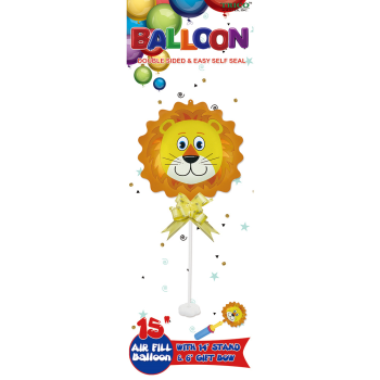 Image de MINI AIR FILLED CENTER PIECE - LION