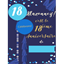 Picture of 18th - LAWN YARD SIGN - BLUE 18 "WRITE A NAME" - FRENCH