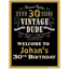 Picture of 30th - LAWN YARD SIGN - 30TH VINTAGE DUDE PERSONALIZED