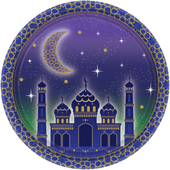 Image sur EID - RAMADAN CELEBRATION - 7" ROUND PLATES