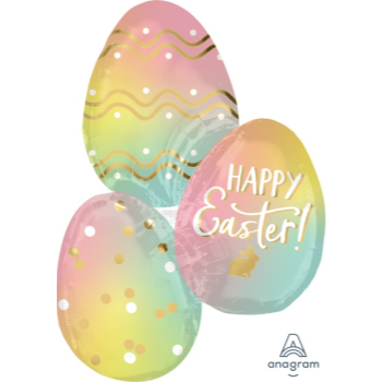 Image de 35" OMBRE EASTER EGGS SUPER SHAPE