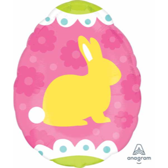 Picture of 18" FOIL - YELLOW BUNNY - JUNIOR SHAPE 