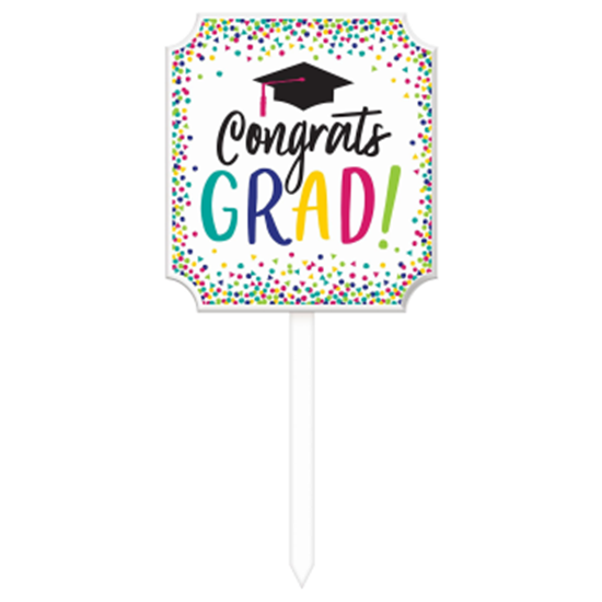 Picture of DECOR - YAY GRAD LAWN YARD SIGN