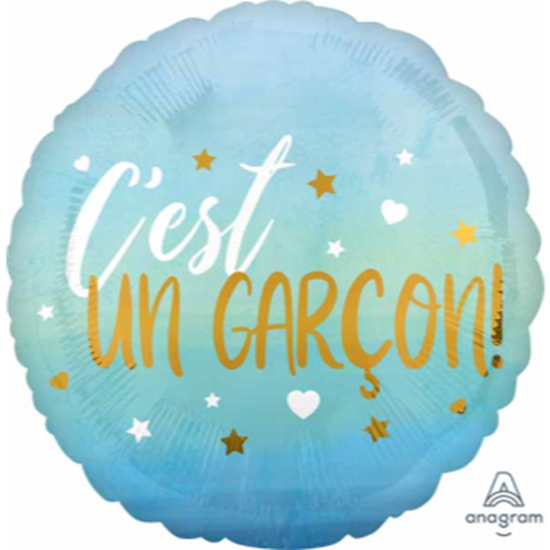 Picture of 18" FOIL - C'EST UN GARÇON BLUE