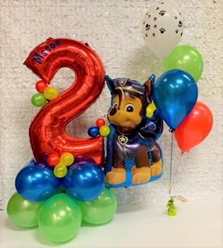 Image de PAW PATROL - 1 MARQUEE - ANY 2 SUPERSHAPE / 4 HELIUM FILLED LATEX