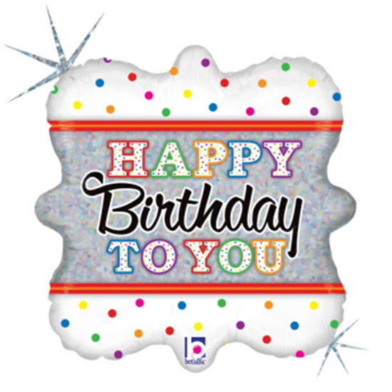 Image sur 18'' FOIL - HAPPY BIRTHDAY TO YOU