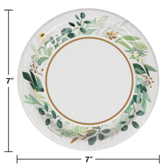 Image sur TABLEWARE - EUCALYPTUS - 7'' PLATES