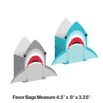 Image de SHARK PARTY - PAPER TREAT BAGS