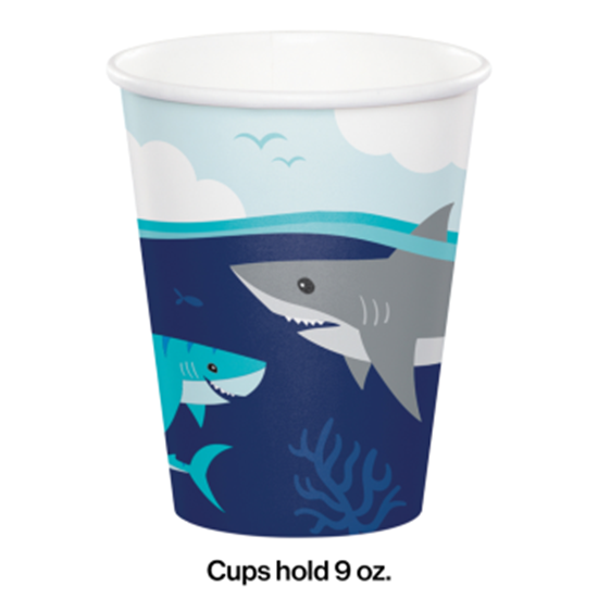 Image sur SHARK PARTY - 9oz CUPS