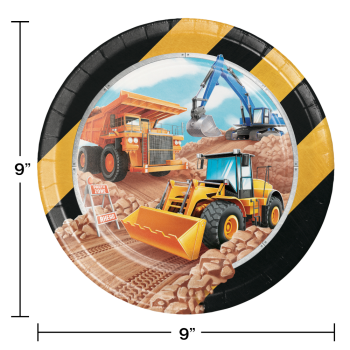 Picture of CONSTRUCTION BIG DIG - 9'' PLATES