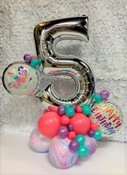 Image de 1 MARQUEE - ANY 1 SUPERSHAPE / 2 PRINTED FOILS / 5" CLUSTERS