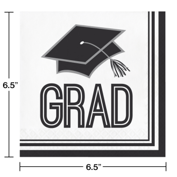 Image de TABLEWARE - GRADUATION SCHOOL SPIRIT - LUNCHEON NAPKINS