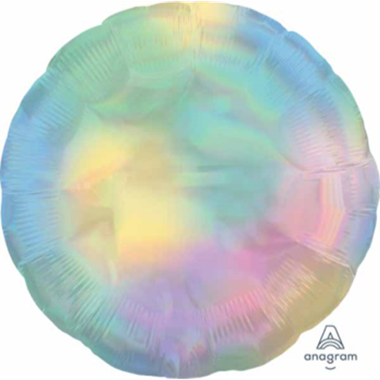 Picture of 19'' FOIL - IRIDESCENT RAINBOW ROUND