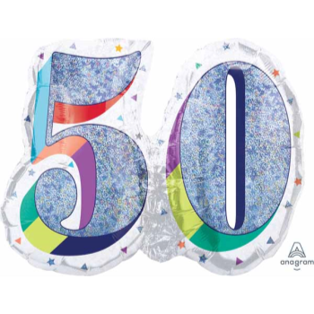 Image de 26" - 50th HERE'S TO U BIRTHDAY SUPERSHAPE