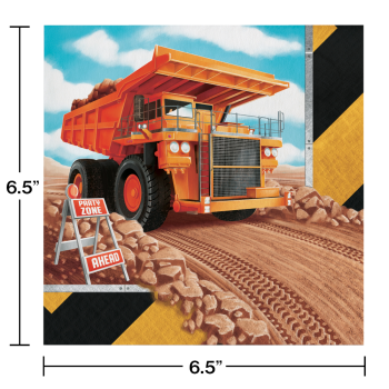 Picture of CONSTRUCTION BIG DIG - LUNCHEON NAPKIN