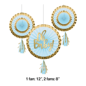 Picture of DECOR - OH BABY FANS - BLUE
