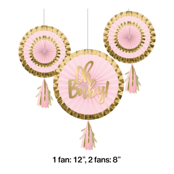 Image de DECOR - OH BABY FANS - PINK