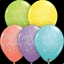 Image de HELIUM FILLED SINGLE 11" BALLOON - PRINTED - HAPPY BIRTHDAY - PASTEL ASSORTED