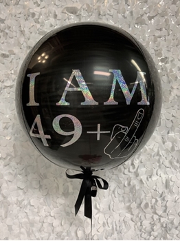 Image de 50TH - 1 - 3 LINES OF PERSONALIZED PRINT - ON FOIL ORB