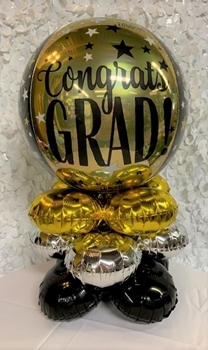 Image de 1 GRAD QUAD - 20" FOIL ORB ON 3 LEVEL BASE OF QUADS