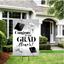 Picture of LAWN YARD SIGN - GRAD SILVER - ADD A NAME