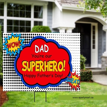 Image de FATHER'S DAY LAWN YARD SIGN