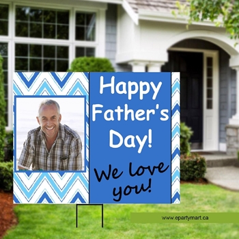 Image de FATHER'S DAY LAWN YARD SIGN - PERSONALIZED