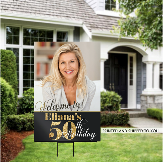 Picture of LAWN YARD SIGN - ADULT BIRTHDAY - PERSONALIZE