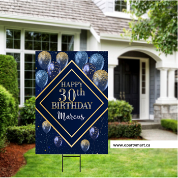 Image de LAWN YARD SIGN - ADULT BIRTHDAY - PERSONALIZE - ANY AGE