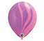 Picture of HELIUM FILLED SINGLE 11" BALLOON - PRINTED -  AGATE PINK