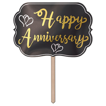 Picture of DECOR - HAPPY ANNIVERSARY YARD SIGN