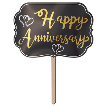 Image de DECOR - HAPPY ANNIVERSARY YARD SIGN