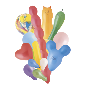 Image de ASSORTED "QUARTER POUND" BALLOONS 