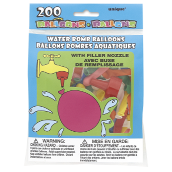 Picture of WATERBOMB w/NOZZLE BALLOONS - 200ct