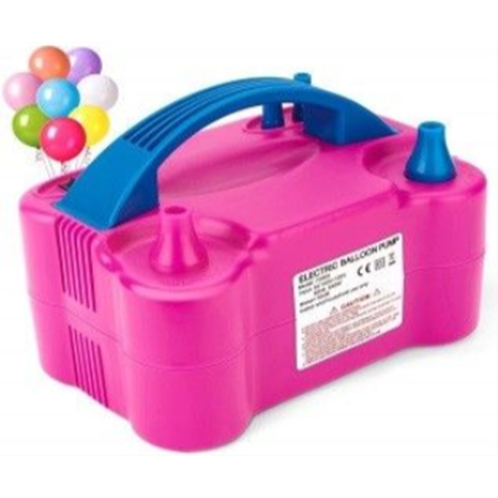 Picture of 1 BALLOON AIR INFLATOR - PINK - ELECTRIC