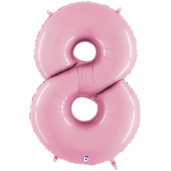 Image de 40'' NUMBER 8 SUPERSHAPE - PASTEL PINK