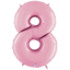 Picture of 40'' NUMBER 8 SUPERSHAPE - PASTEL PINK