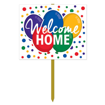 Picture of DECOR - WELCOME HOME YARD SIGN