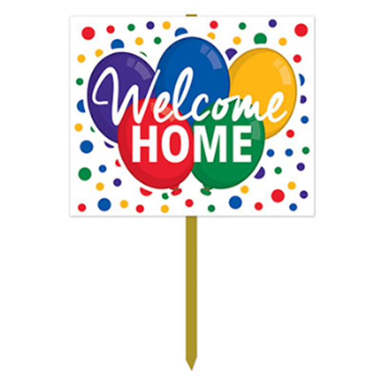 Image sur DECOR - WELCOME HOME YARD SIGN