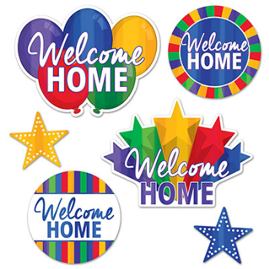 Picture of DECOR - WELCOME HOME CUT OUTS