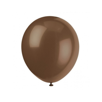 Image de 12" BROWN BALLOONS 10/pkg