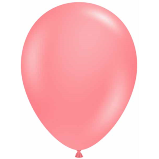 Image sur 11" CORAL LATEX BALLOONS - TUFTEK