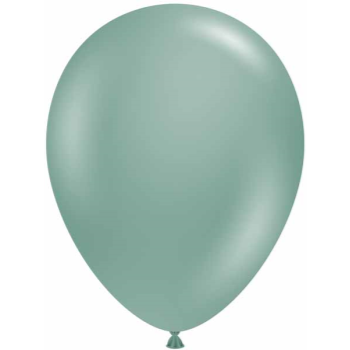 Image de 11" WILLOW GREEN LATEX BALLOONS - TUFTEK