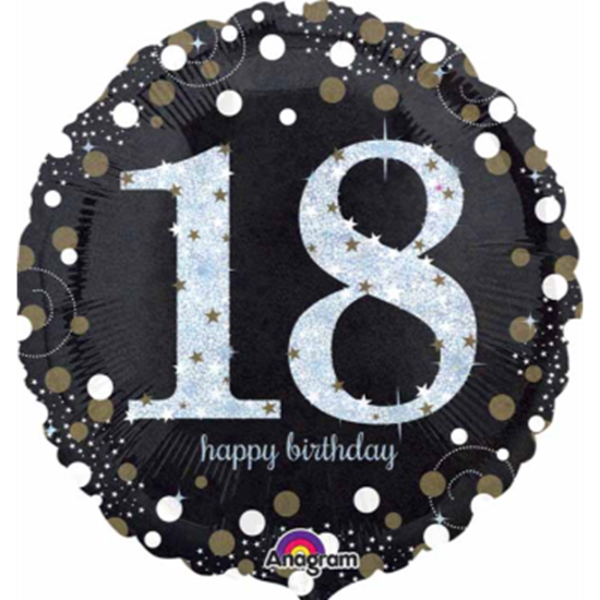 Image sur 18" FOIL - SPARKLING 18TH BIRTHDAY