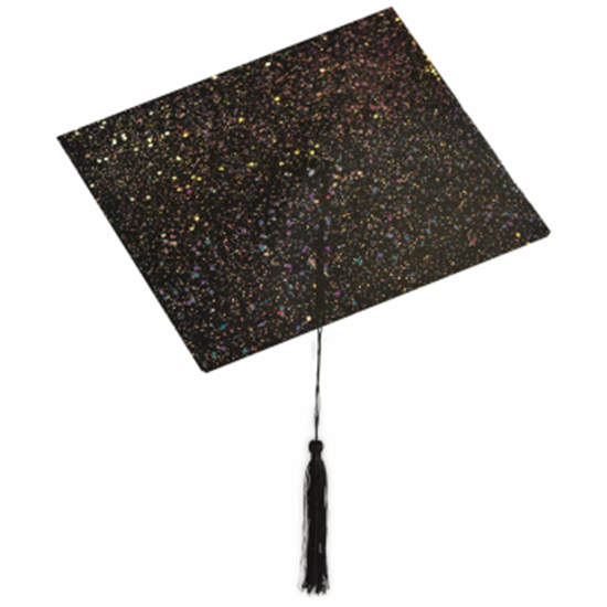 Picture of WEARABLES - GLITTER GRAD CAP