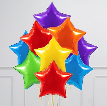 Image de BB28 - RAINBOW STARS FOIL BOUQUET - ANY COLOURS